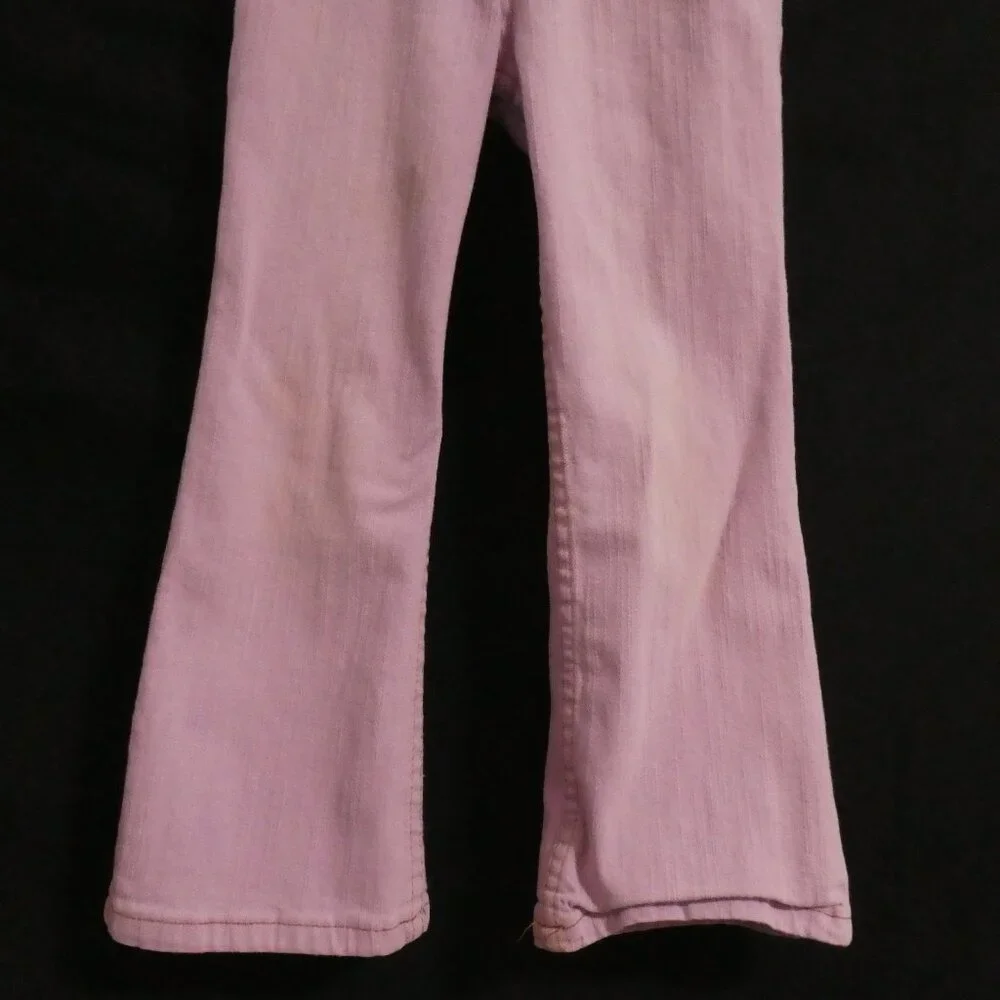 DISNEY - That's So Raven | size 5 | Pink Denim Jeans | Bell / Flare Bottoms - Picture 7 of 16